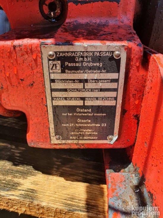 Menjac za utovarivač OK 20