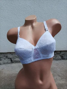 Vintage/Retro Beli Grudnjak od Čipke 85B