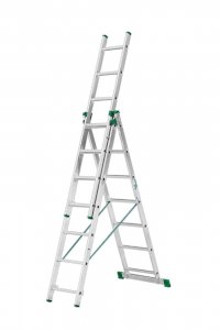 ALVE Aluminijumske trodelne merdevine 2,01/3,99 m