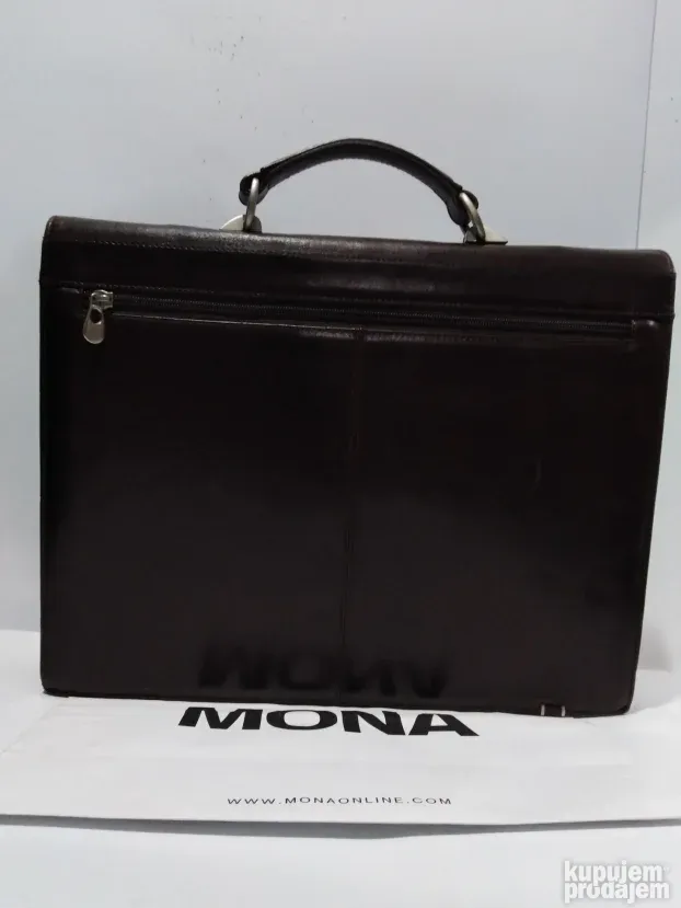 Mona kožna poslivna torba unisex model prirodna 100%koža