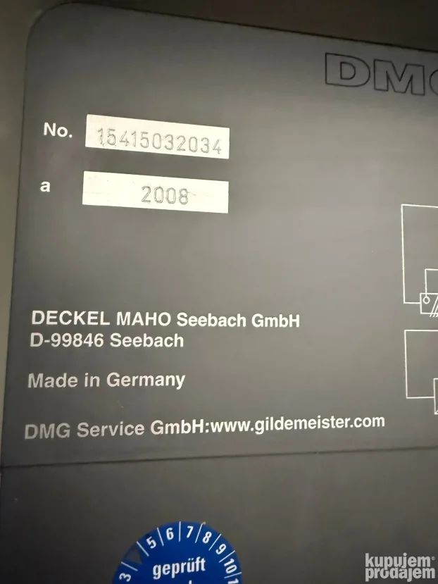 DMC 835 cnc glodalica