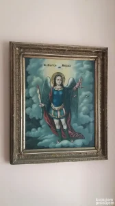 Ikona-Arhangel Mihajlo-86x74 cm-19 vek