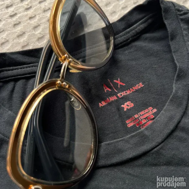 ARMANI EXCHANGE ORIGINAL zenski crni tanji duks XS - S