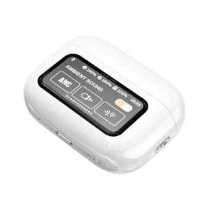 Slusalice bluetooth DS86 ANC/ENC TWS sa LED ekranom bele