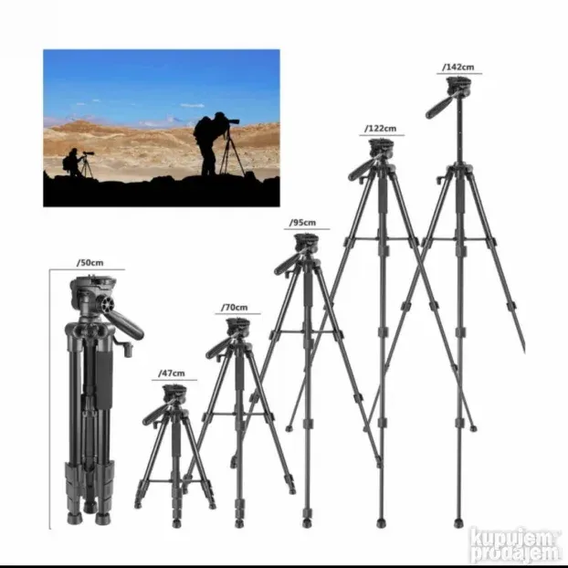 Stalak za mobilni telefon / fotoaparat Tripod SAB234 - extra