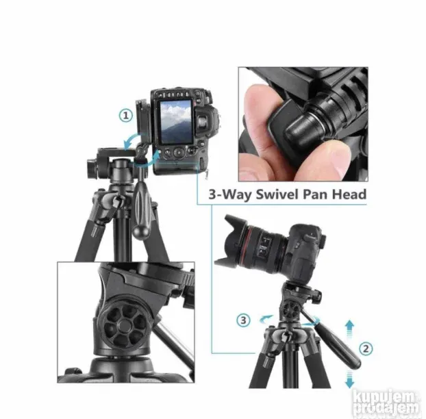 Stalak za mobilni telefon / fotoaparat Tripod SAB234 - extra