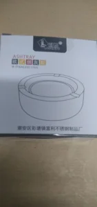 Pepeljara stainles steel 12 cm