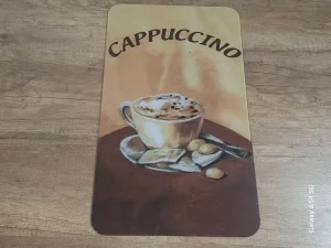 Cappuccino velika staklena reklama