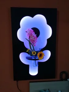 Svetleći RGB zidni cvetni ramovi