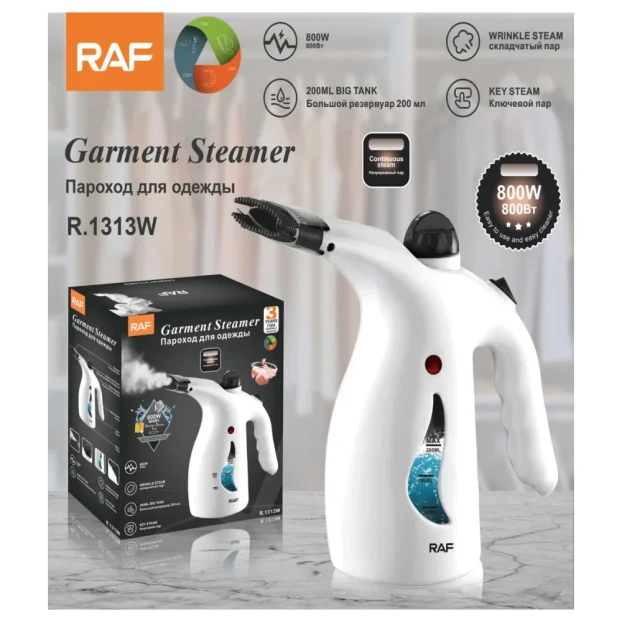 RAF R.1313W PAROČISTAČ beli 800w