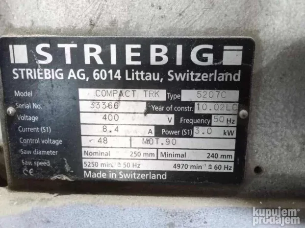 Striebig vertikalni formatizer