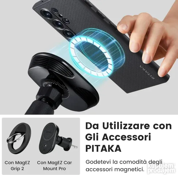 Tanka i elegantna magnetna futrola za Samsung Gal S 24 ultra