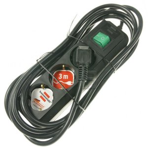 Produžni kabl - razvodnik sa 3 šuko utičnice 3m