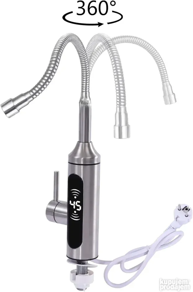 Delimano Slavina sa grejacem cesma protocni bojler Inox flex