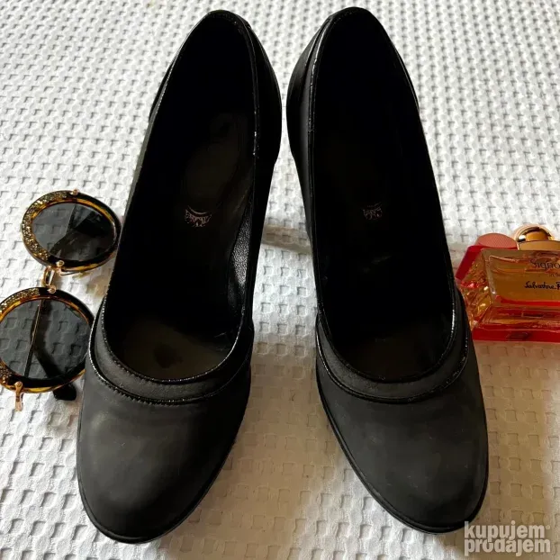 TOD'S ORIGINAL zenske crne stikle cipele 37 TODS