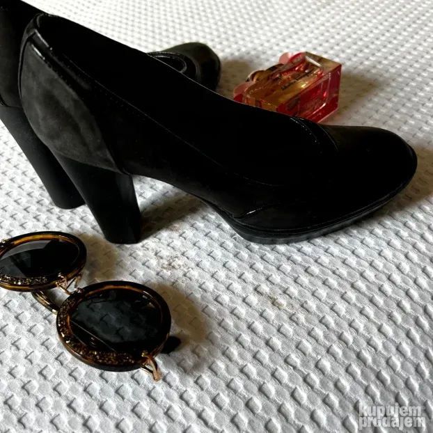 TOD'S ORIGINAL zenske crne stikle cipele 37 TODS