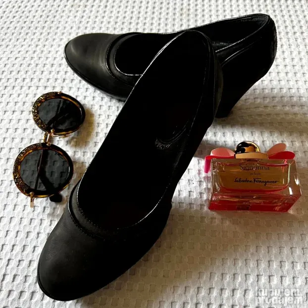 TOD'S ORIGINAL zenske crne stikle cipele 37 TODS
