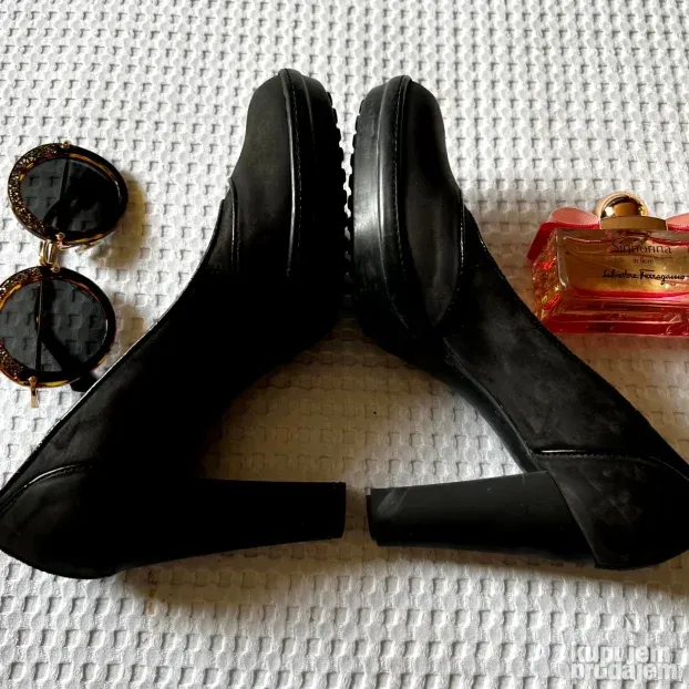 TOD'S ORIGINAL zenske crne stikle cipele 37 TODS