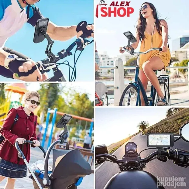 Vodootporni drzač za telefon za bicikl motore i kolica