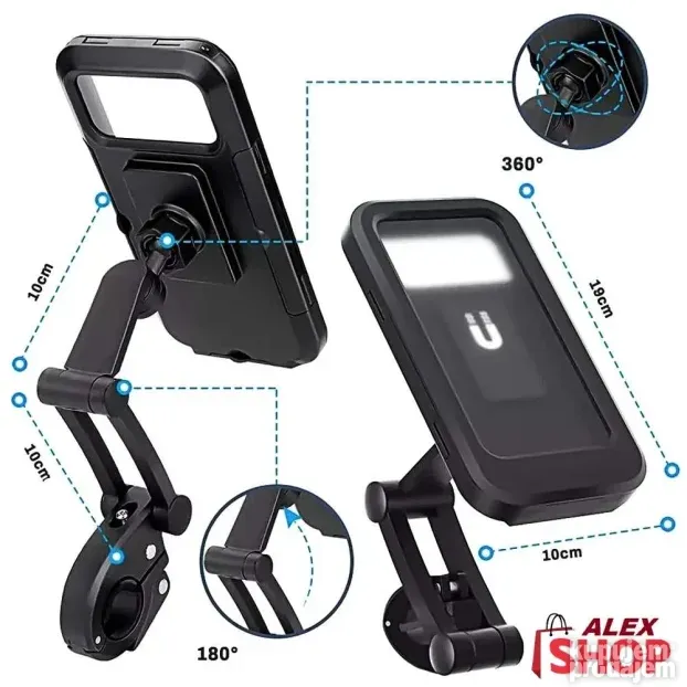 Vodootporni drzač za telefon za bicikl motore i kolica