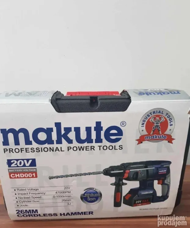 Makute aku bušilica sa čekicem 20V