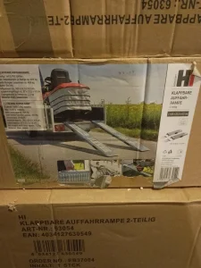 Rampa sklopiva za auto prikolicu