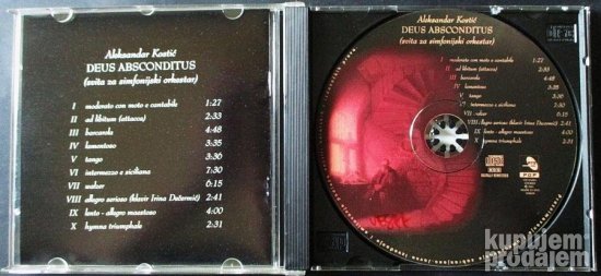 Aleksandar Kostic-Deus Absconditus CD (2004)