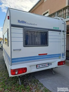 Kamp prikolica Hobby Ocarinjena KAO NOVA