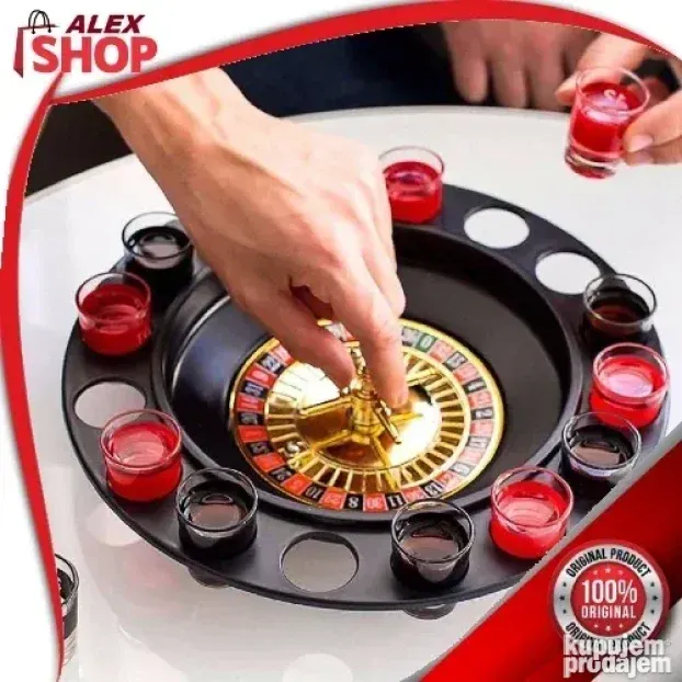 Pijani rulet Društvena igra za žurke 100% zabava