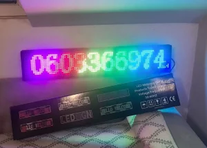 Svetleći led panel ŠARENI svetleća reklama