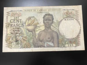 Afrika 100 franaka.1952.