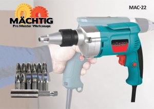 Električna šrafilica-odvrtač Machtig Mac 22