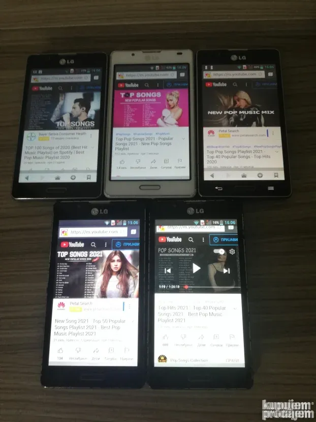 LG Optimus L7 P710  , sim-free , srpski +  P700