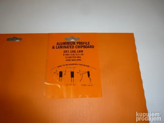 CMT testera 450x3.8x30 z108 Aluminijum, pvc -