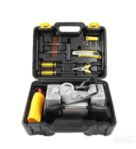 Kompresor za pumpanje guma 12V set