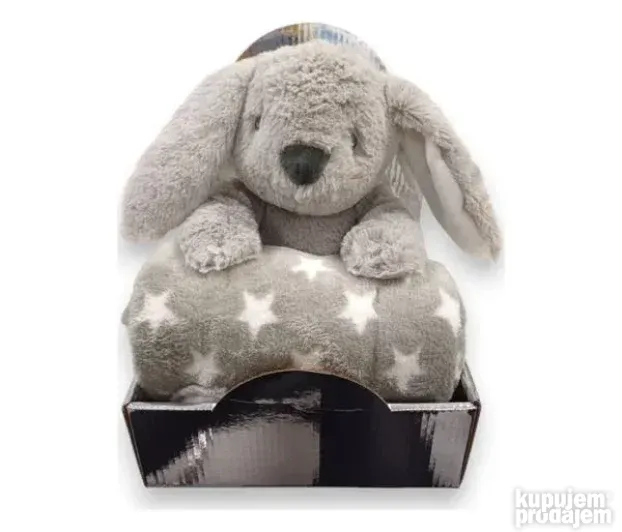 Set igracka+cebence (B230135) RABBIT GREY