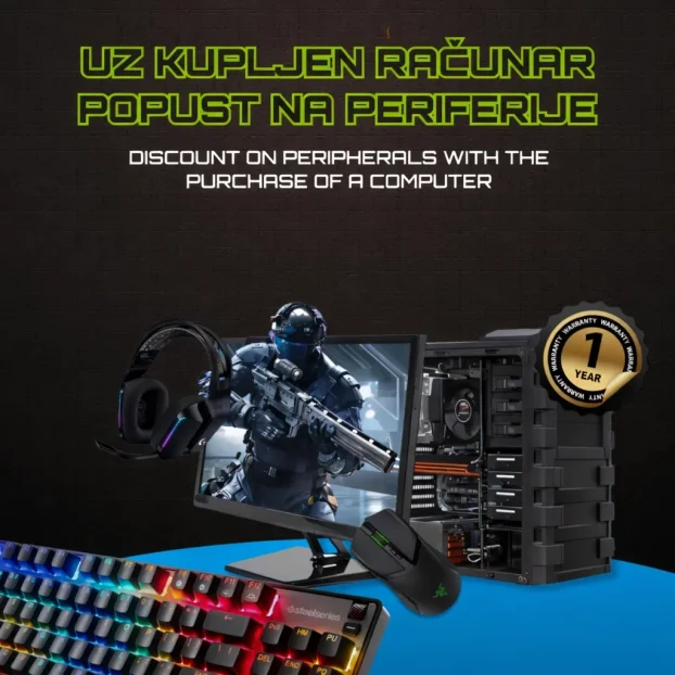 Warlord Ryzen 7 5700 & RTX 5060 Ti, za sve