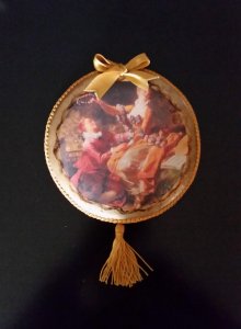 ITALY, Prelep zidni ukras od Pečene Grnčarske gline