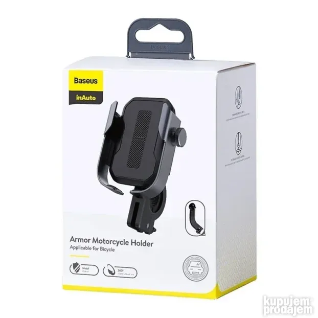 Baseus Armor drzac za bicikl crni - NOVO