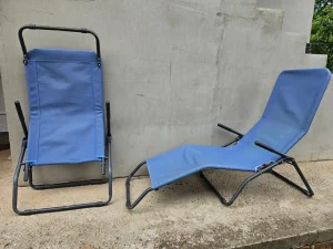 Sklopiva lezaljka ljuljaska stolica za bazen terasu plazu