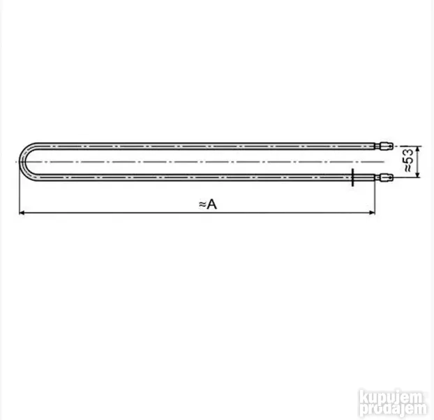 Grejač za termoakumulacione peći, Magnohrom, 1333W