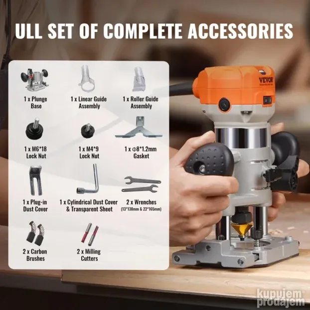 Glodalica za drvo kompaktna