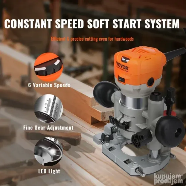 Glodalica za drvo kompaktna