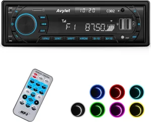 Auto radio FM bluetooth AUX MP3 USB C302