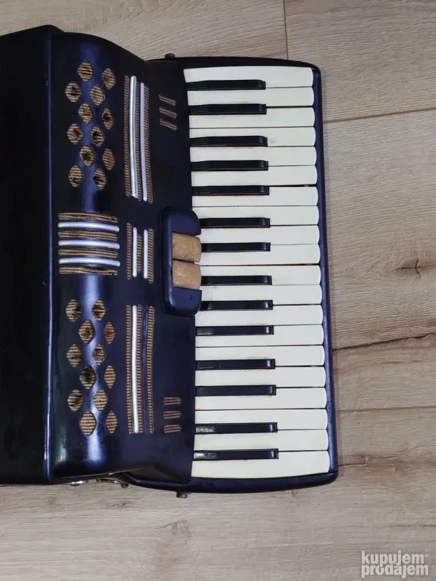 Vrlo stara kolekcionarska harmonika muzejski primerak isprav