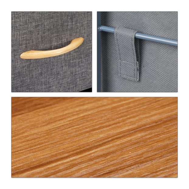 Pet sklopivih fioka, 3 x 53.5x20.5x27cm i 2 x 53,5x9.5x27cm