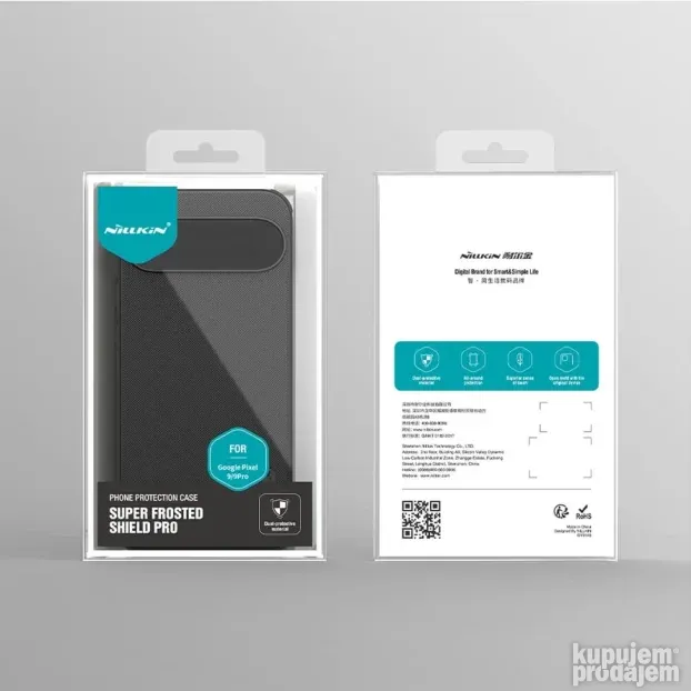 Torbica Nillkin Scrub Pro za Google Pixel 9 Pro crna