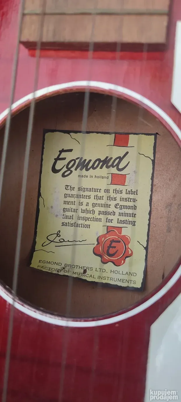 stara gitara egmond za sredjivanje