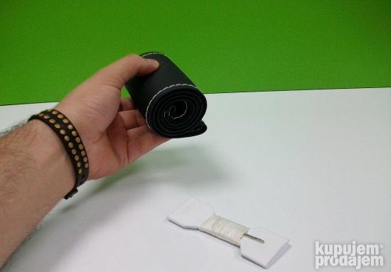 PEUGEOT 607 kožna obloga volana - BELI KONAC - NOVO