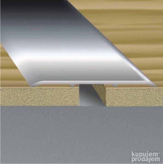 Aluminijumski dekorativni prelazni prag profil 6238